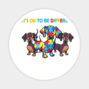 Dachshund Autism It's Not A Disability It's A Different Ability Magnet